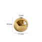 Golden Ball Ceramic Vase