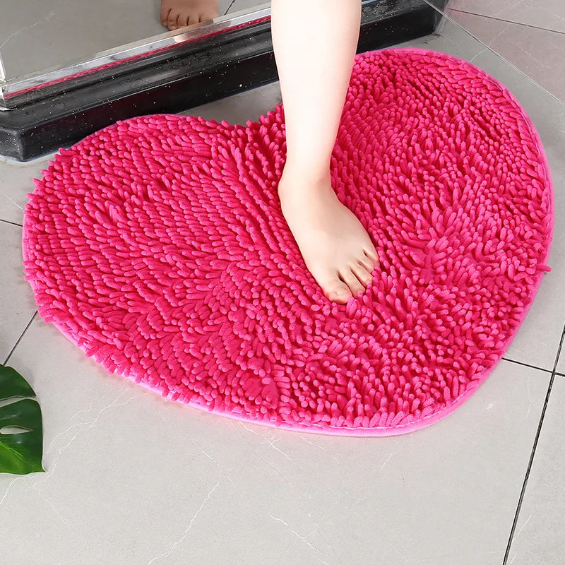 Heart Bath Mat