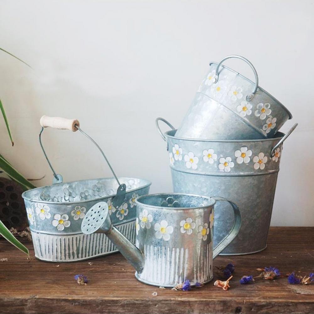 Vintage-inspired Planters
