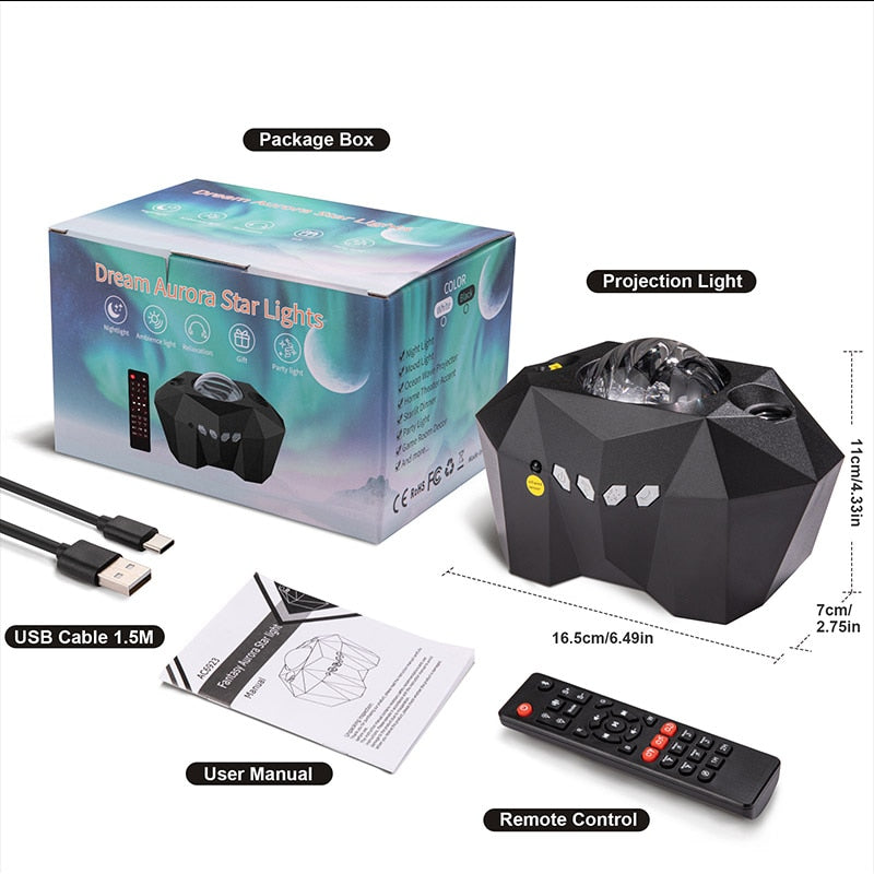 Aurora Starry Sky & Moon Projector