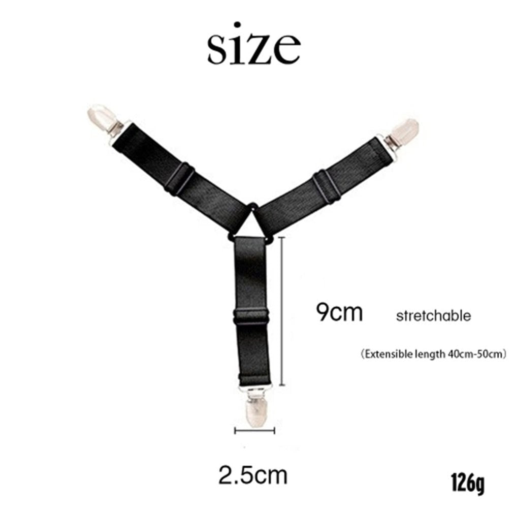 Adjustable Bed Suspenders (4 Piece)