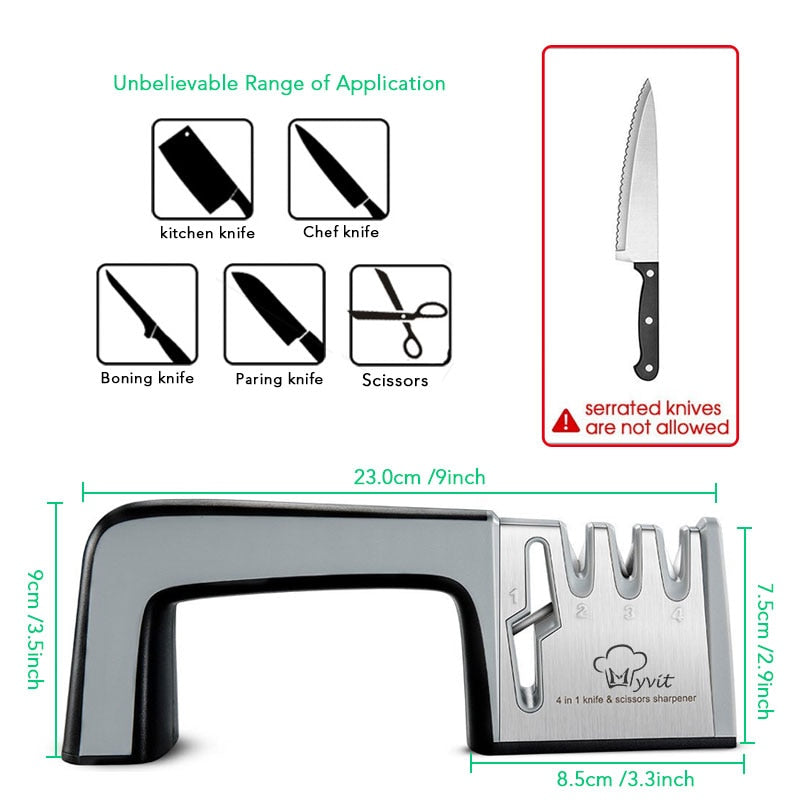 4-in-1 Knife Sharpener