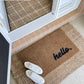 Hello Doormat Embossed