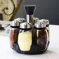 7 piece Condiment Set (salt & pepper)