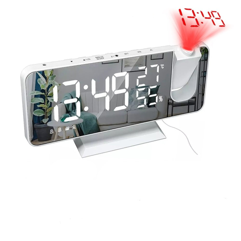 LED Projection Alarm Clock