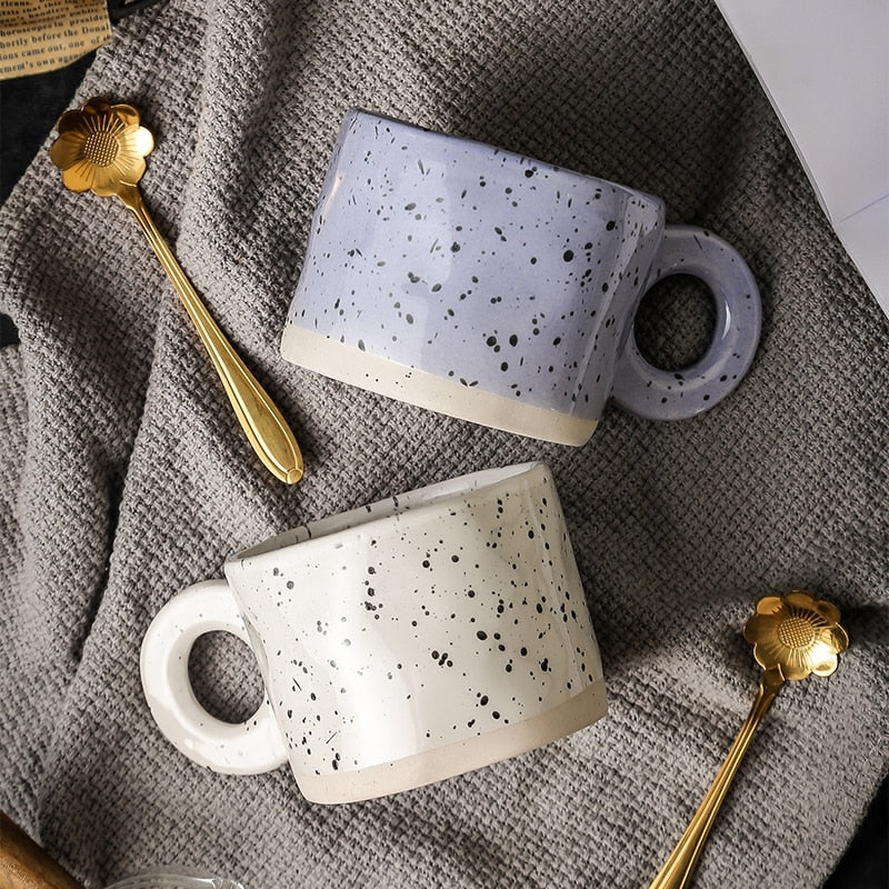 Nordic Ceramic Ring Mugs