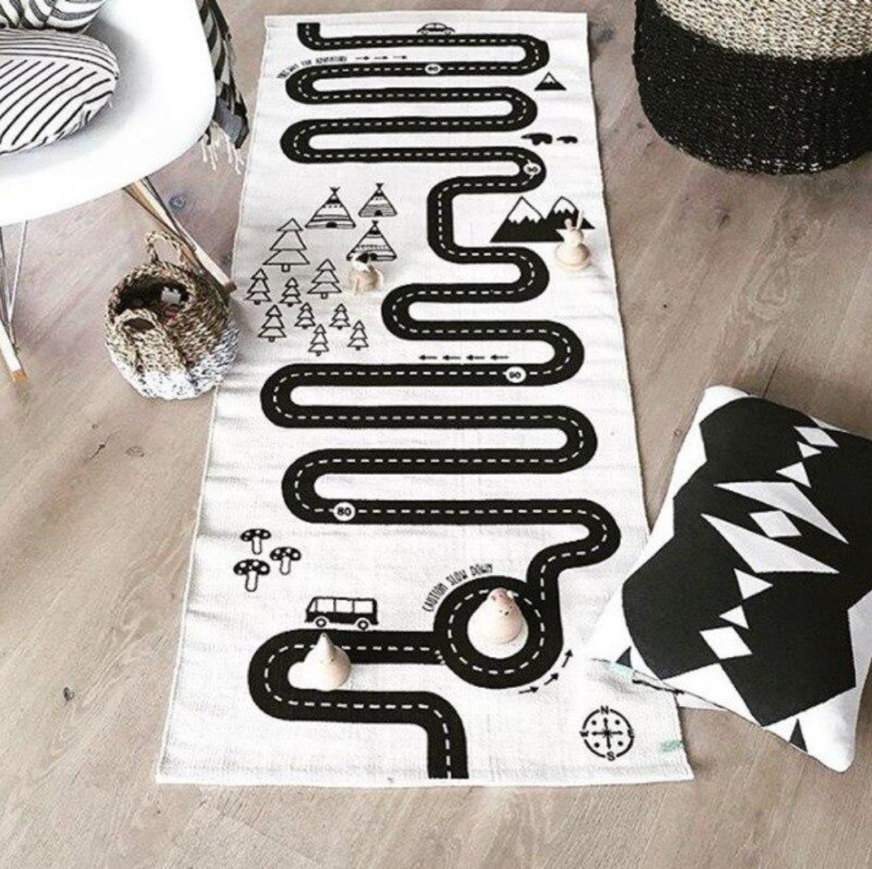 Kid's Mountain Highway Play Mat