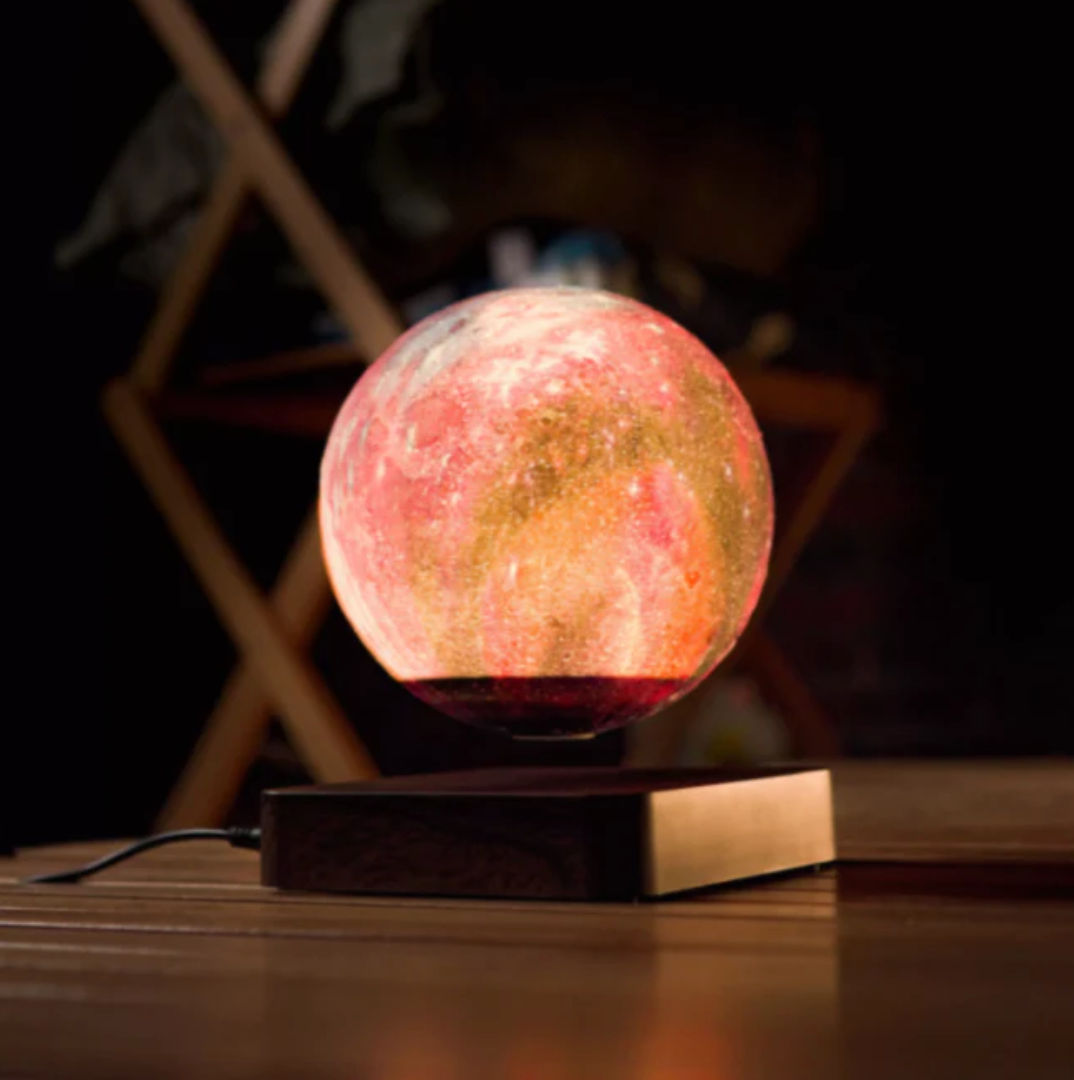 Floating Galaxy Moon Lamp