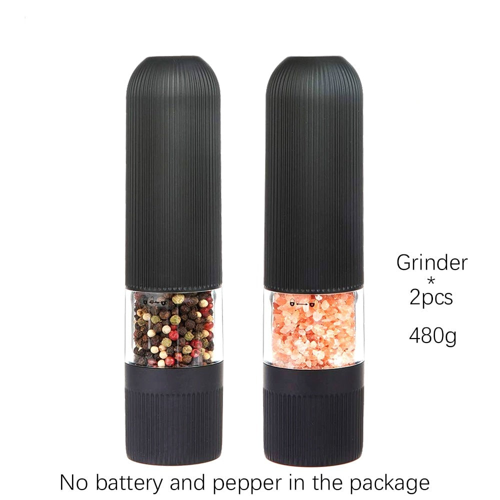 Adjustable Electric Salt and Pepper Grinder