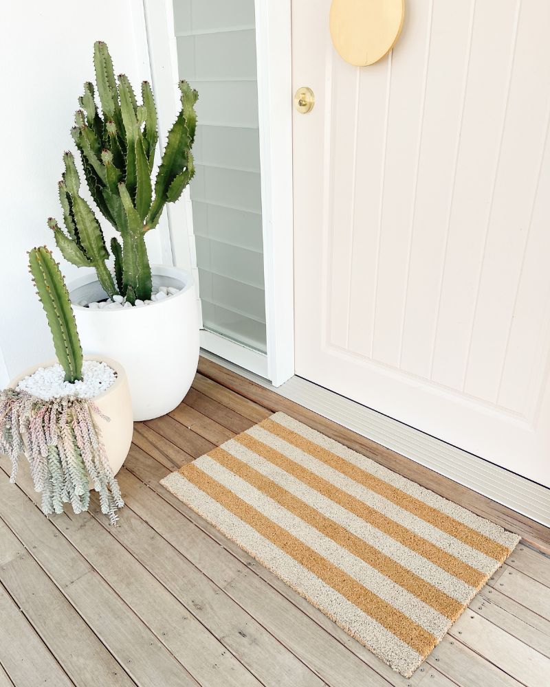 Stripes Sand Doormat