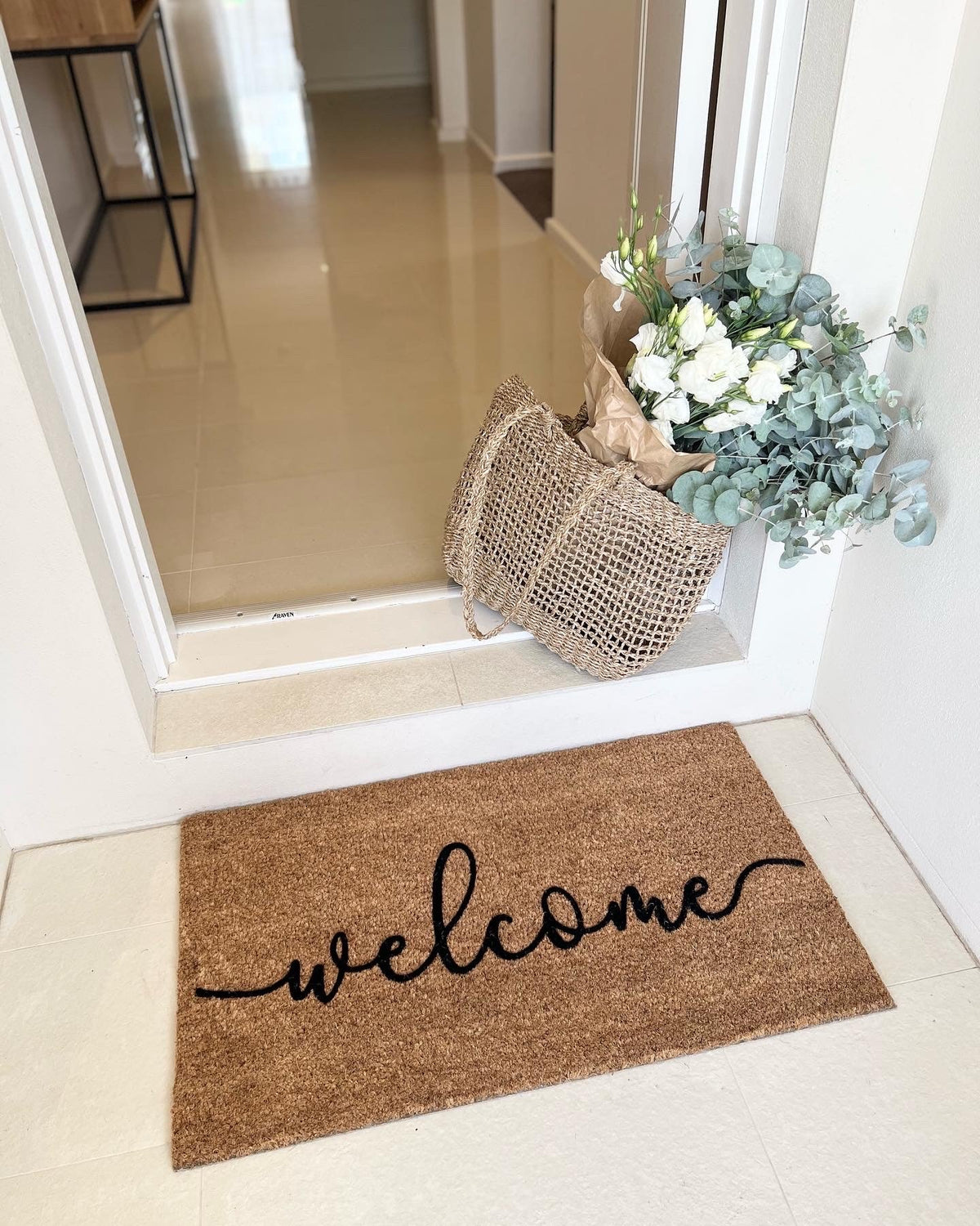 Welcome Doormat Embossed