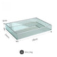 Glass Ribbed Tray