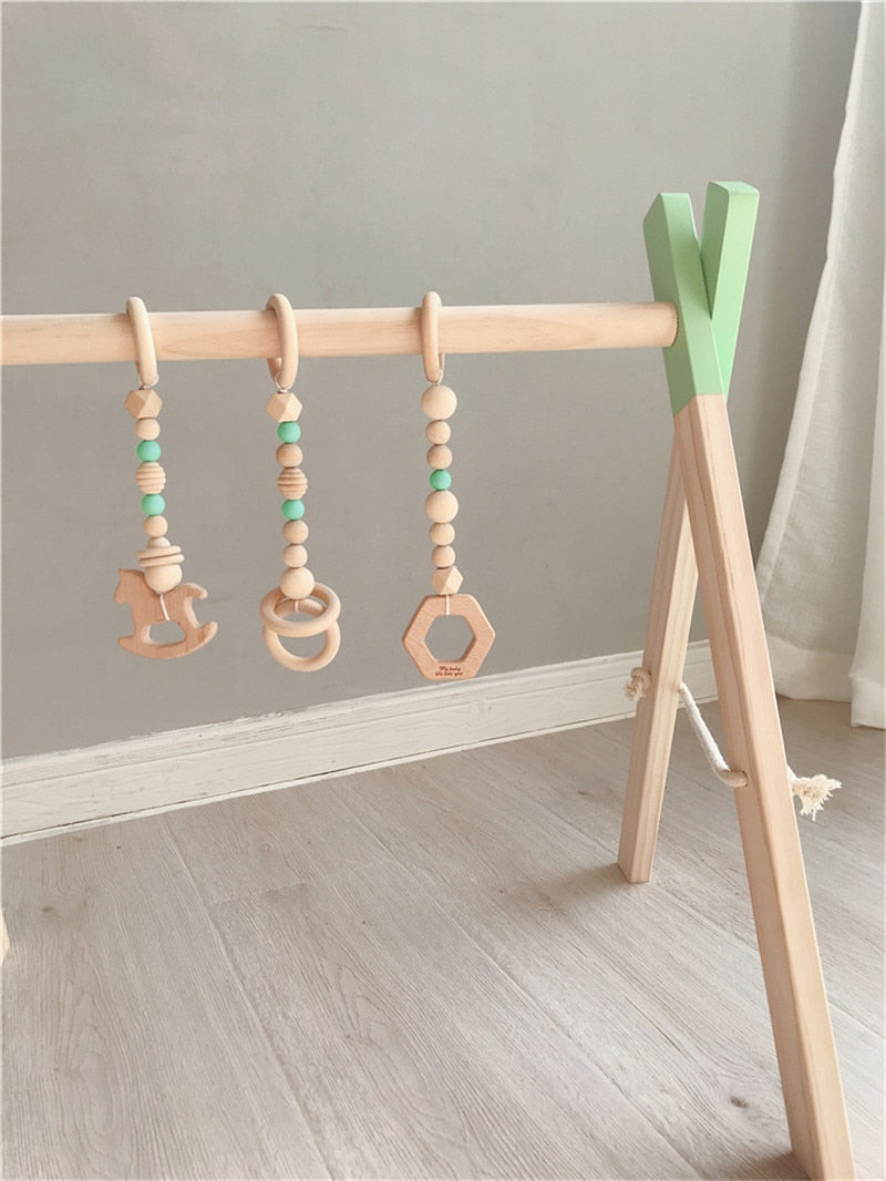 Wooden Baby Play Gym