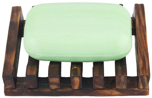 Dark Wooden Soap Holder