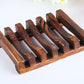 Dark Wooden Soap Holder