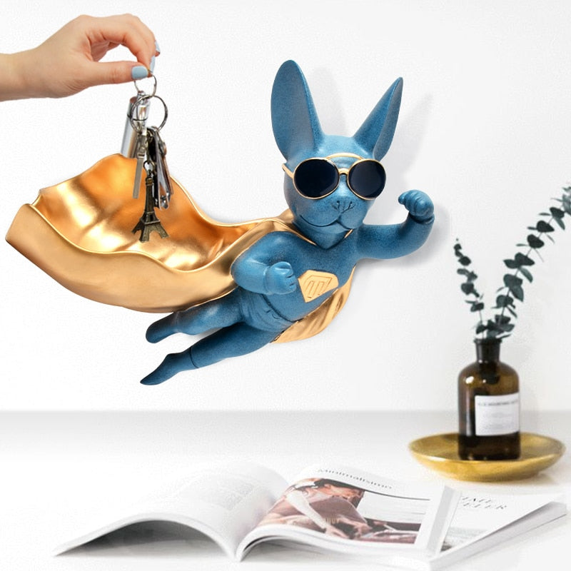 Hanging Superdog Key Holder