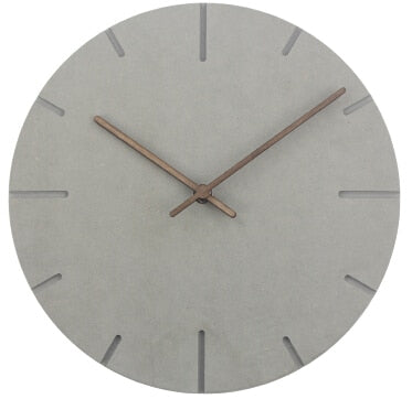 Concrete Style Wall Clocks
