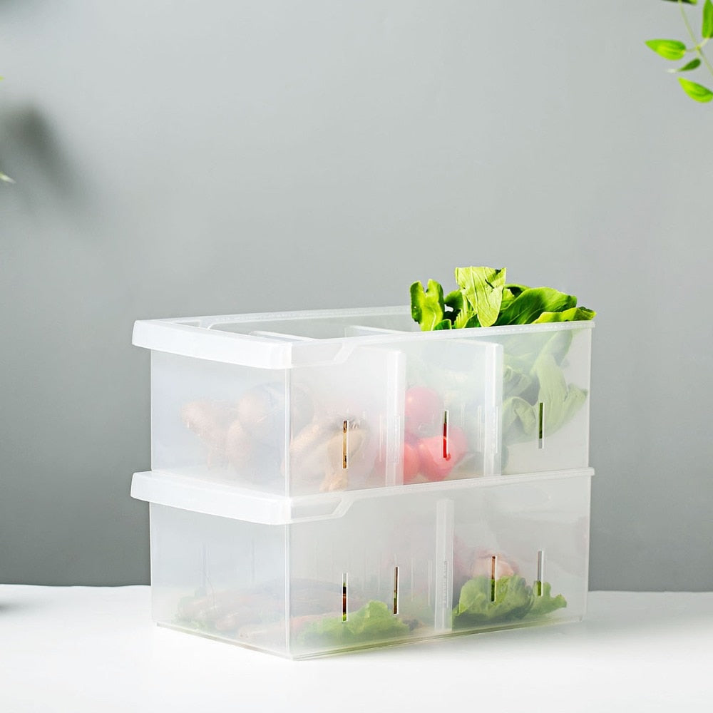 Storage Contained with Adjustable Dividers