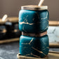 Marble Ceramic Seasoning Jars