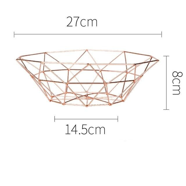Geometric Serving Basket