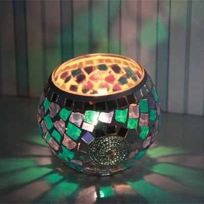 Mosaic Tea Light Holder