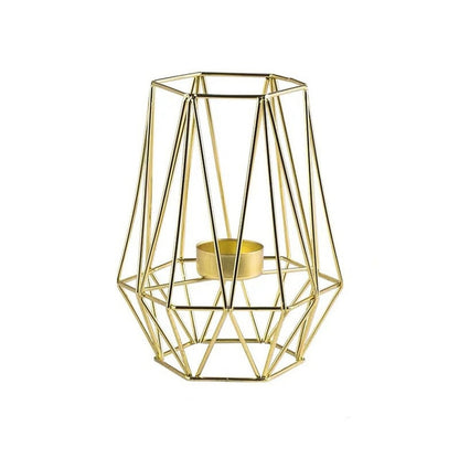 Geometric Tall Tea Light Holder
