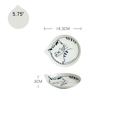 Japanese Tear Drop Plates
