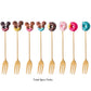 8 Piece Donut Dessert Cutlery