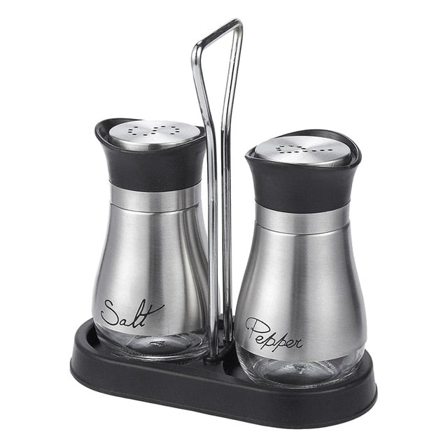Stainless Steel Salt &amp; Pepper Shaker Set