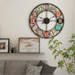 Rounded Roman Wall Clock