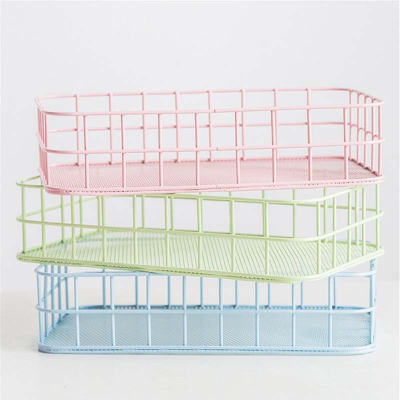 Colourful Wire Baskets