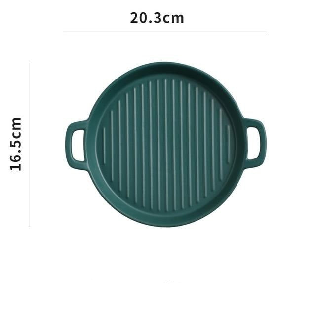 Griddle Round Serving Tray