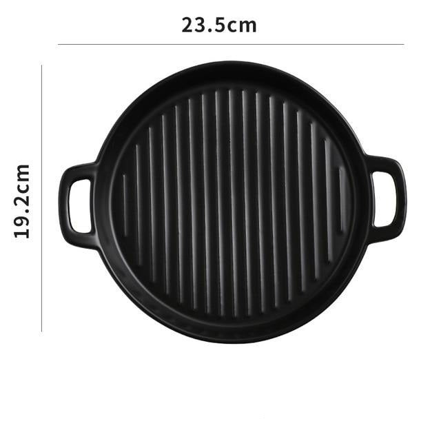 Griddle Round Serving Tray