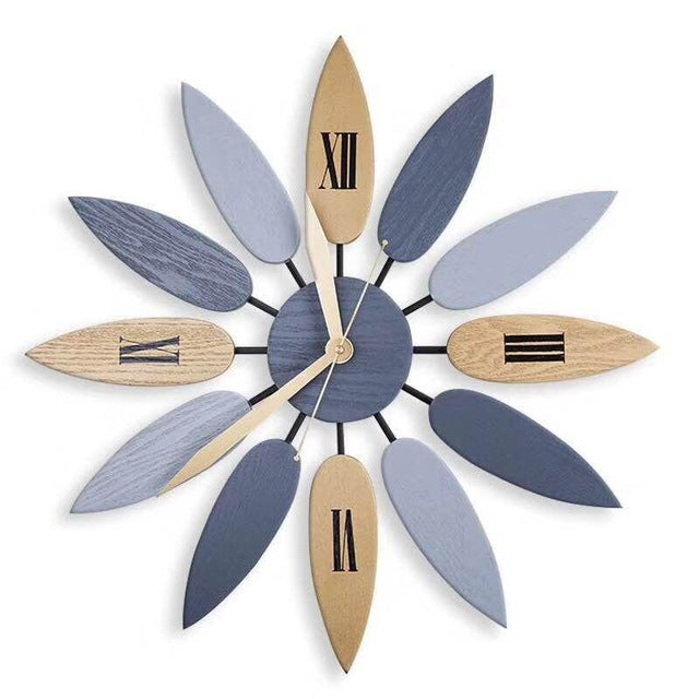 Leaf Style Modern Wall Clock