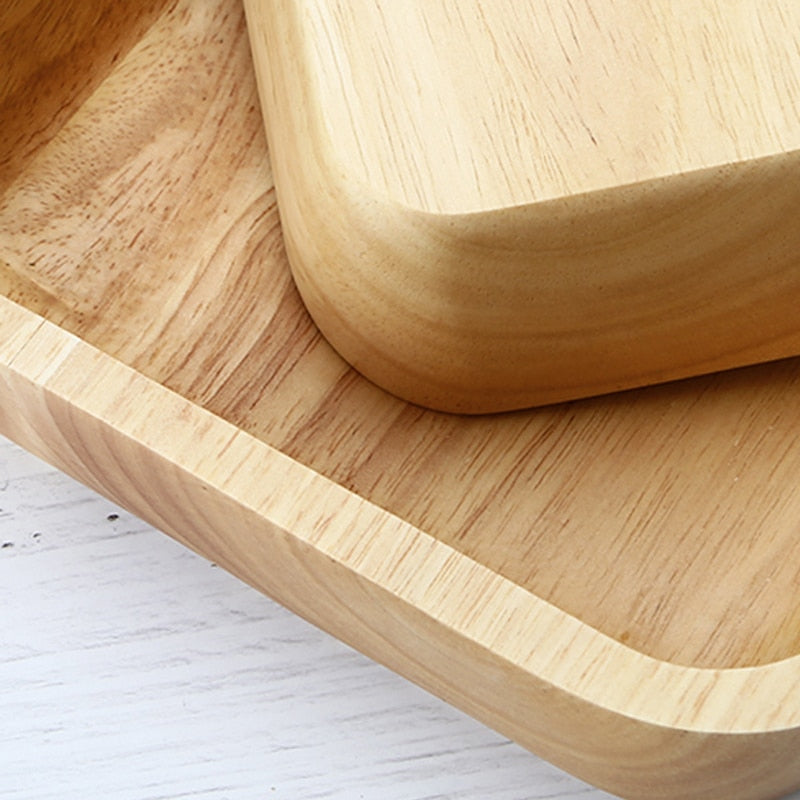 Wooden Square Bowls