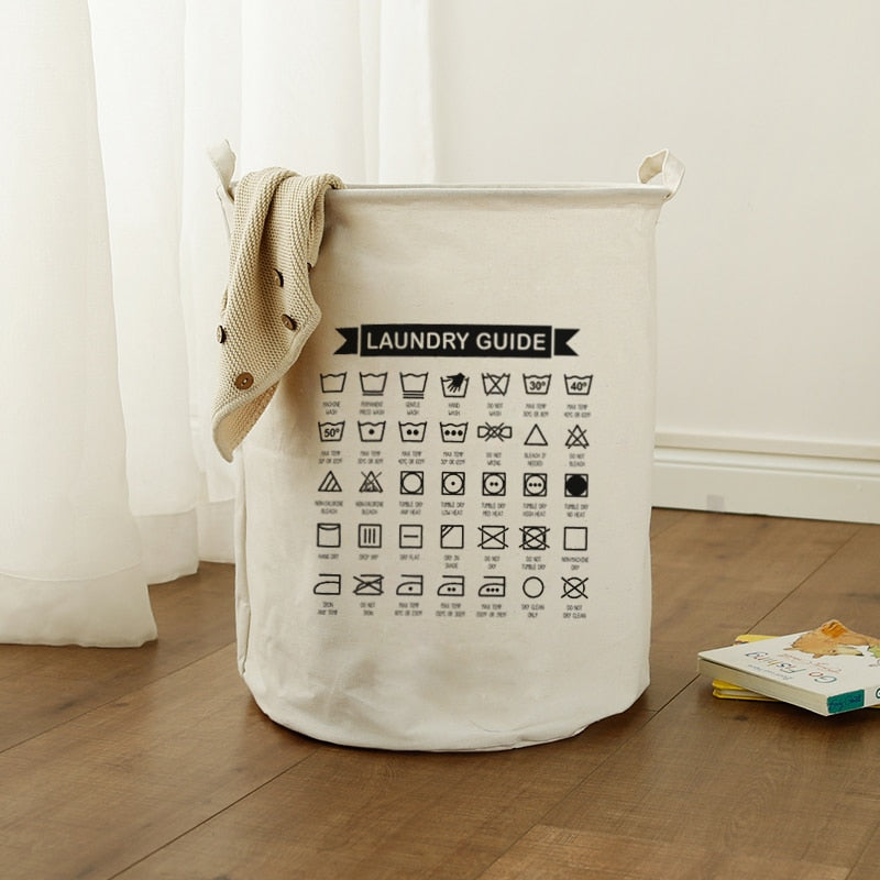 Foldable Laundry Bags with Slogans