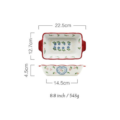 Cherry Rose Bake Dish