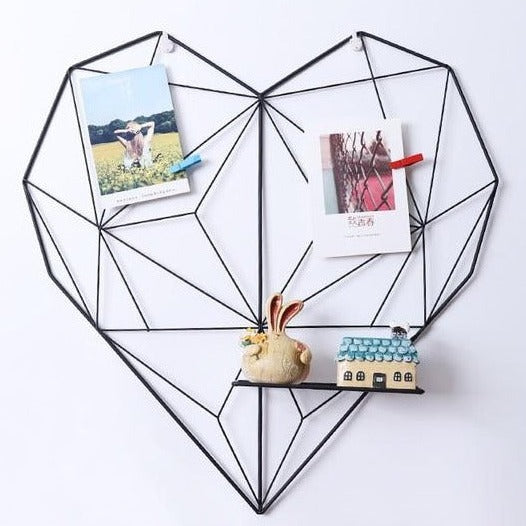 Heart-Shaped DIY Photo Grid